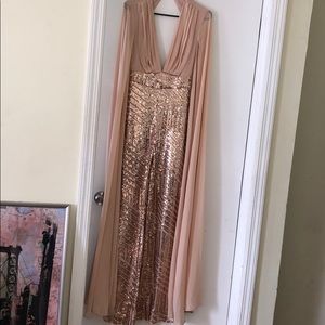 Banjul sequined Gold jumpsuit